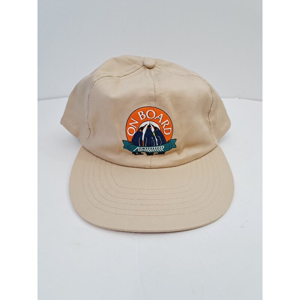 Four Seasons Tan On Board Air Snapback Hat Cap EUC